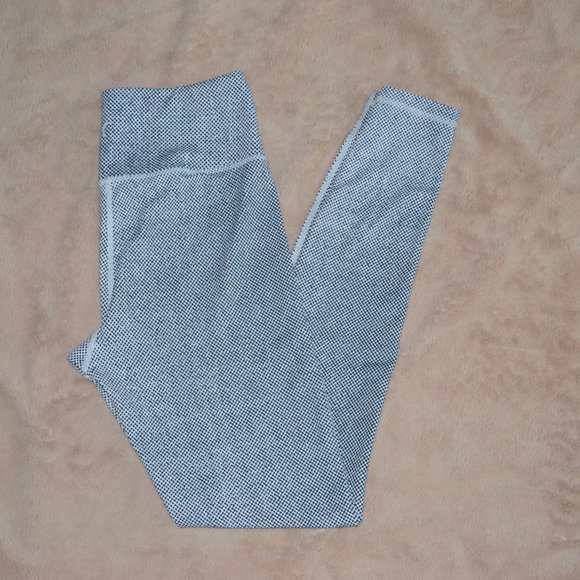 ZYIA Active Racer Light N Tight Black White Micro Dot Full Length Leggin… - Picture 10 of 10